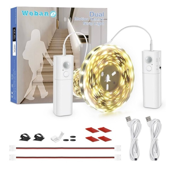 Wobane Dual Motion Sensor Strip Light - Picture 1 of 11